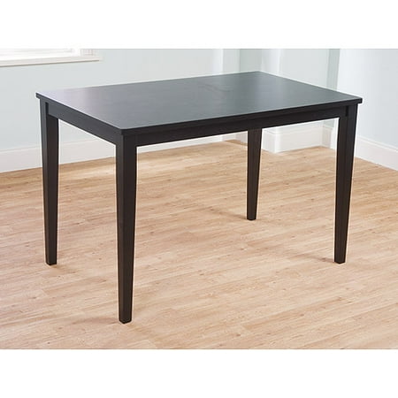 Contemporary Dining Table, Black Walmart.com Contemporary Dining Table, Black Walmart.com
